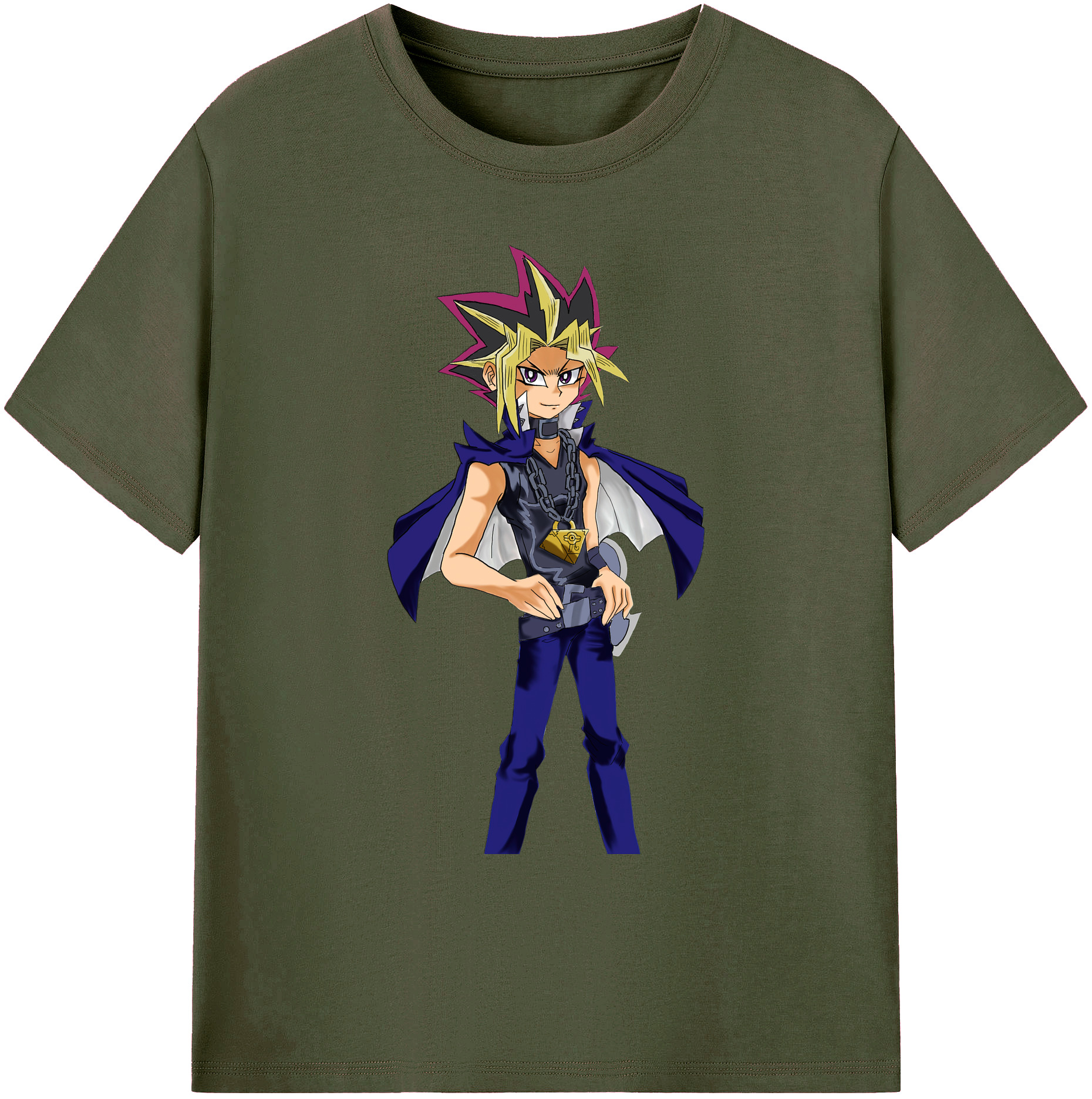 （画像用） 遊☆戯☆王 Yu-Gi-Oh! 綿100％ メンズ半袖Tシャツ｜肌触りやわらか＆通気性